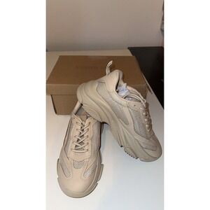 Steven Madden Women's Possession Sneaker, TAN, 8.5